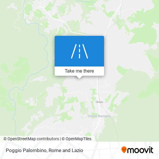 Poggio Palombino map