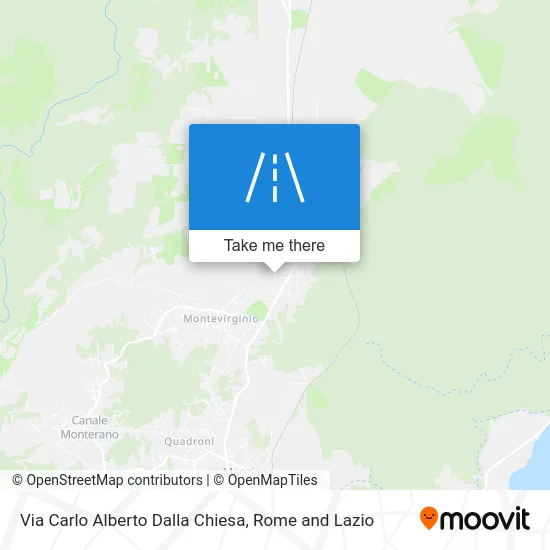 Carlo Alberto Dalla Chiesa Street map