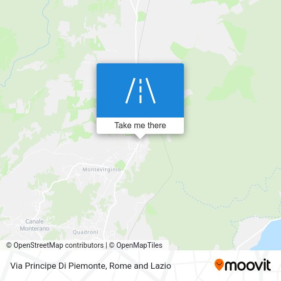 Via Principe Di Piemonte map