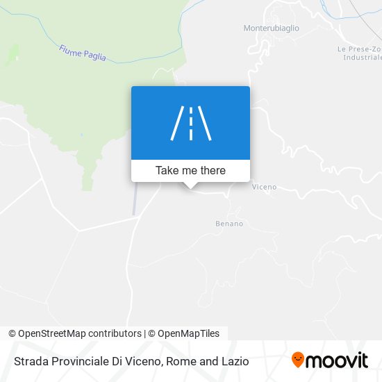 Strada Provinciale Di Viceno map