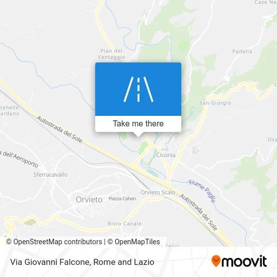 Giovanni Falcone Street map