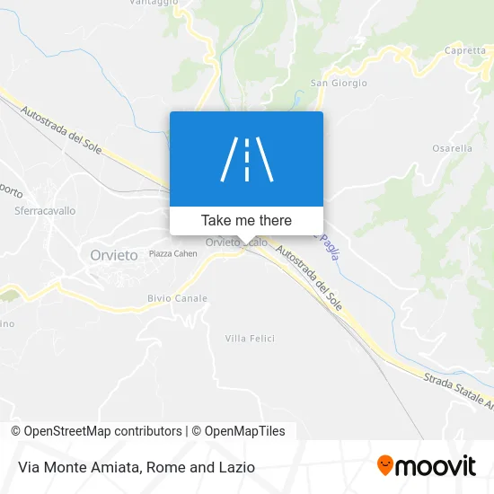 Mount Amiata Street map