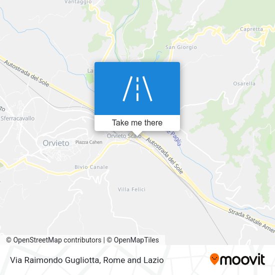 Via Raimondo Gugliotta map