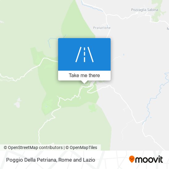 Poggio Della Petriana map