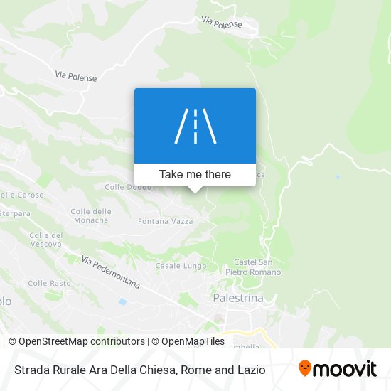 Strada Rurale Ara Della Chiesa map