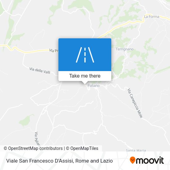 Viale San Francesco D'Assisi map