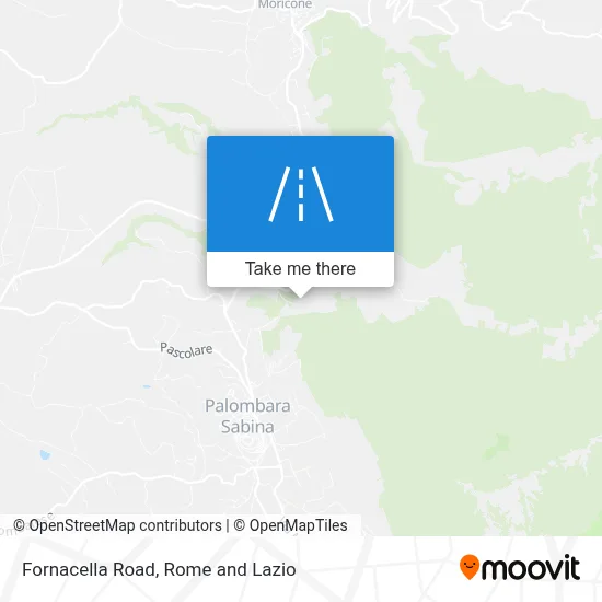 Fornacella Road map