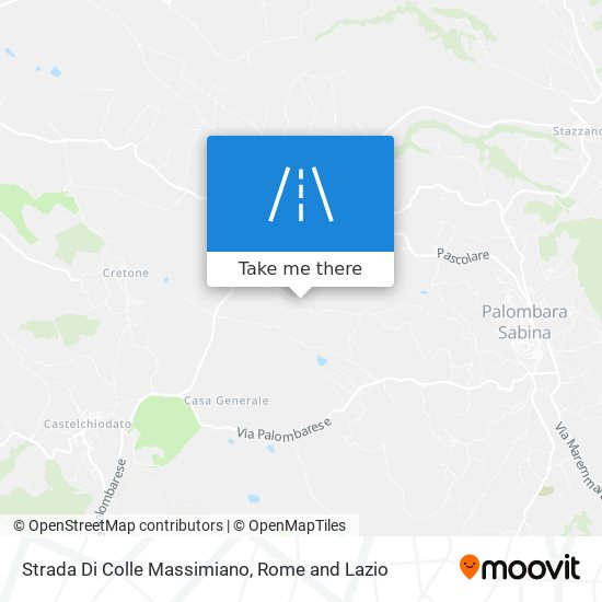 Strada Di Colle Massimiano map
