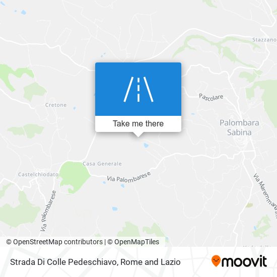 Strada Di Colle Pedeschiavo map