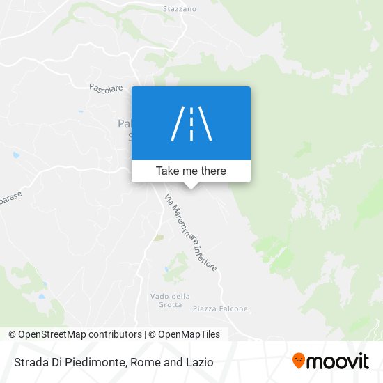 Strada Di Piedimonte map