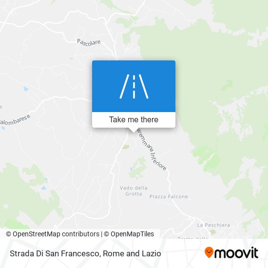 Strada Di San Francesco map