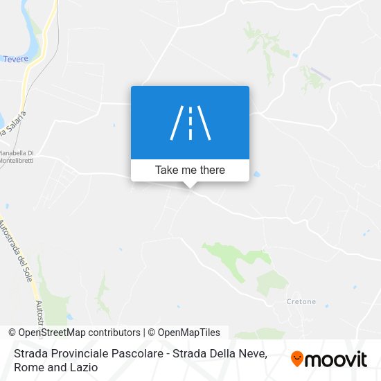 Strada Provinciale Pascolare - Strada Della Neve map