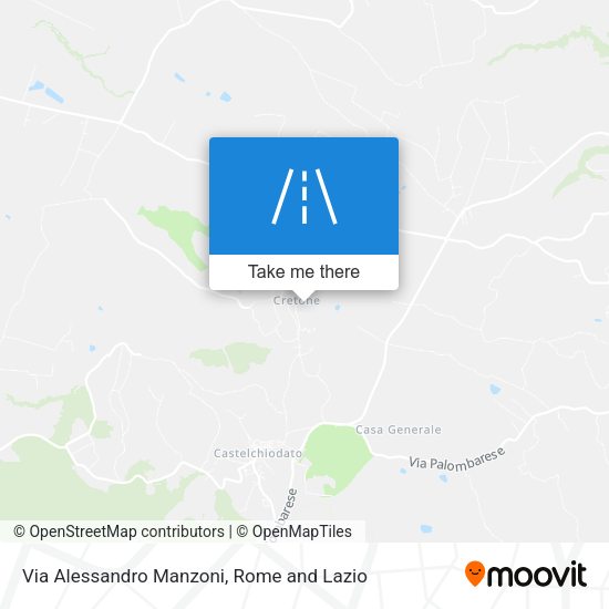Via Alessandro Manzoni map
