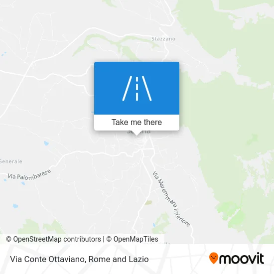 Conte Ottaviano Street map