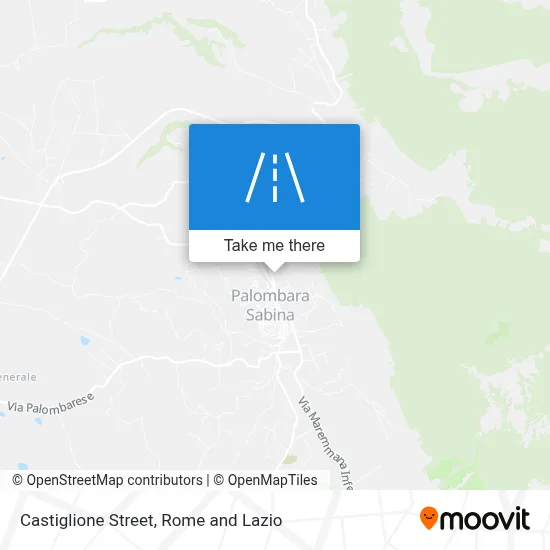Castiglione Street map