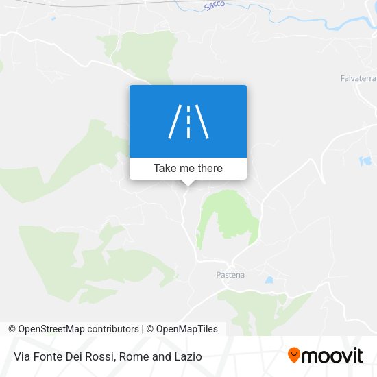 Via Fonte Dei Rossi map