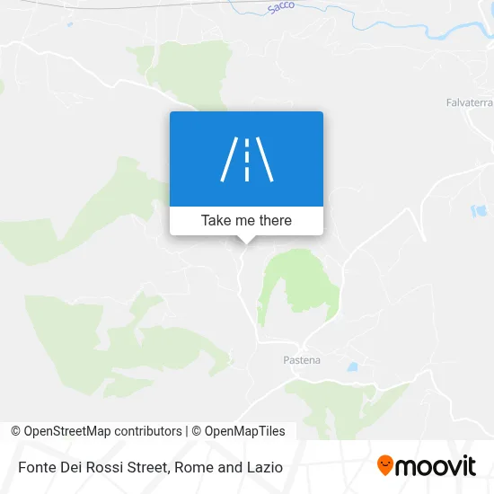 Fonte Dei Rossi Street map