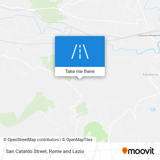 San Cataldo Street map