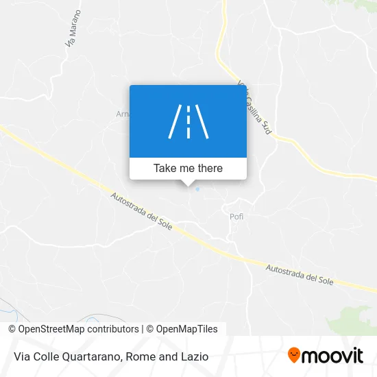 Colle Quartarano Street map