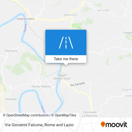 Giovanni Falcone Street map