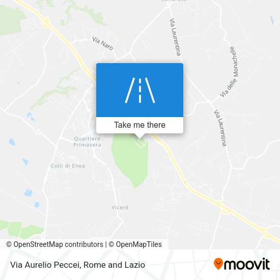 Via Aurelio Peccei map