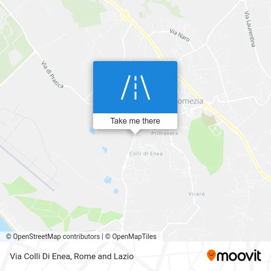 Colli Di Enea Street map