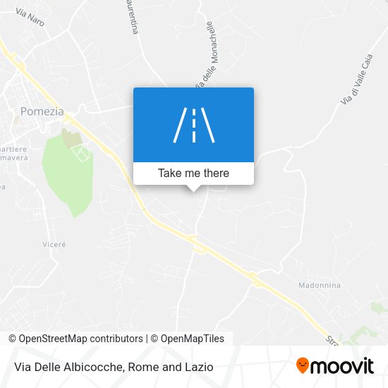 Via Delle Albicocche map