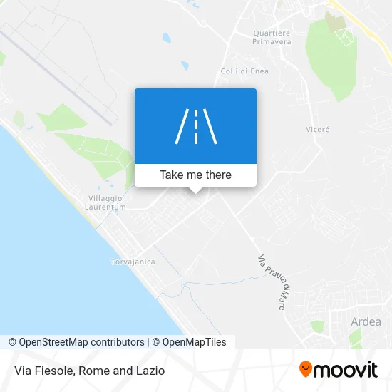 Fiesole Street map