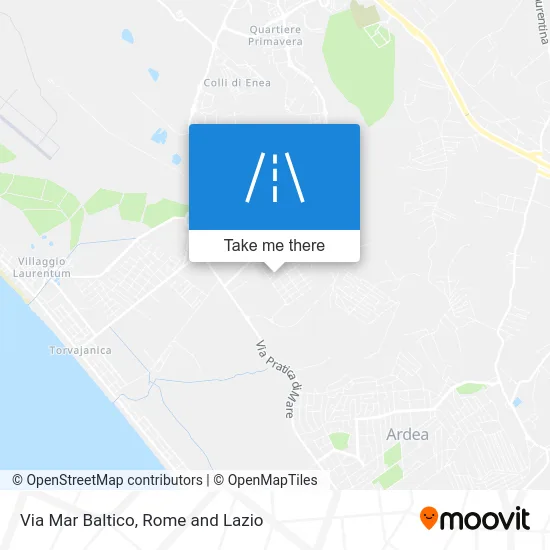 Baltic Sea Street map