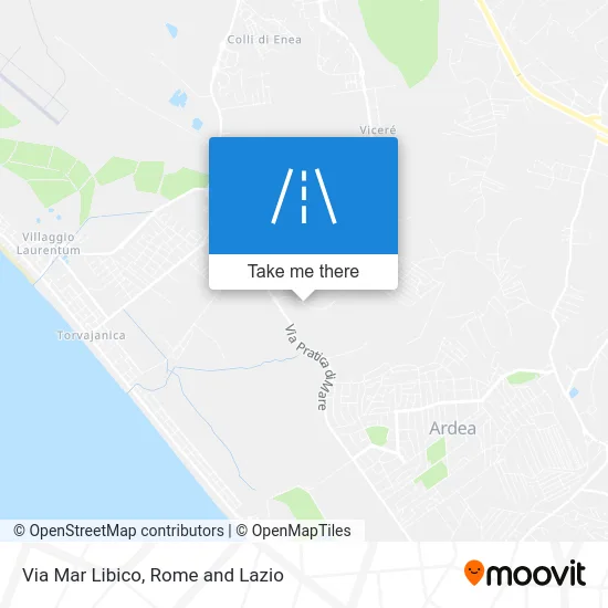 Libyan Sea Street map