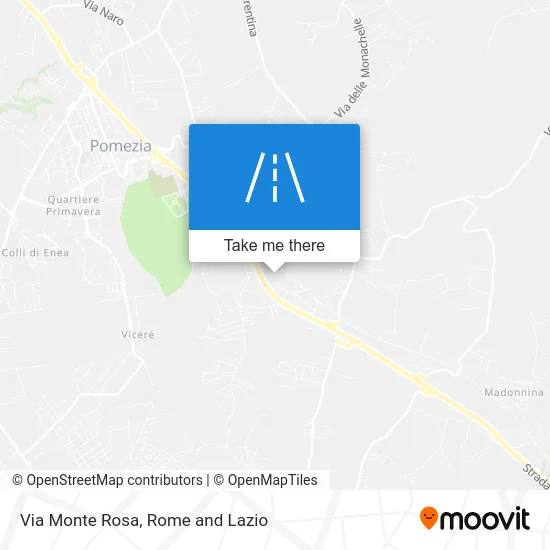 Monte Rosa Street map
