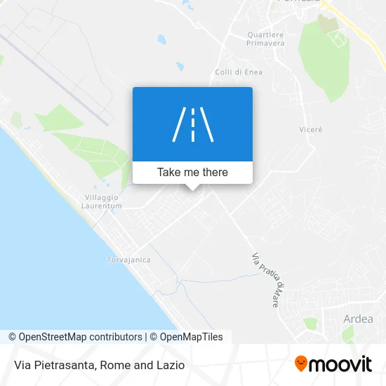 Pietrasanta Street map