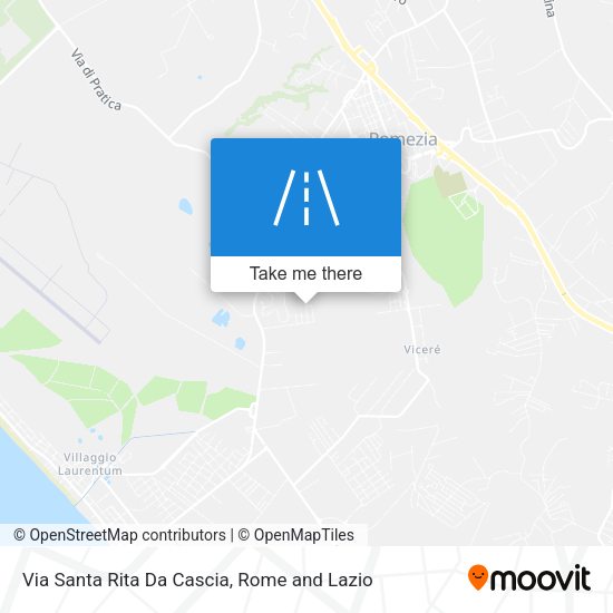 Via Santa Rita Da Cascia map