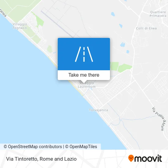 Tintoretto Street map