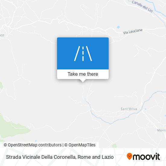 Strada Vicinale Della Coronella map