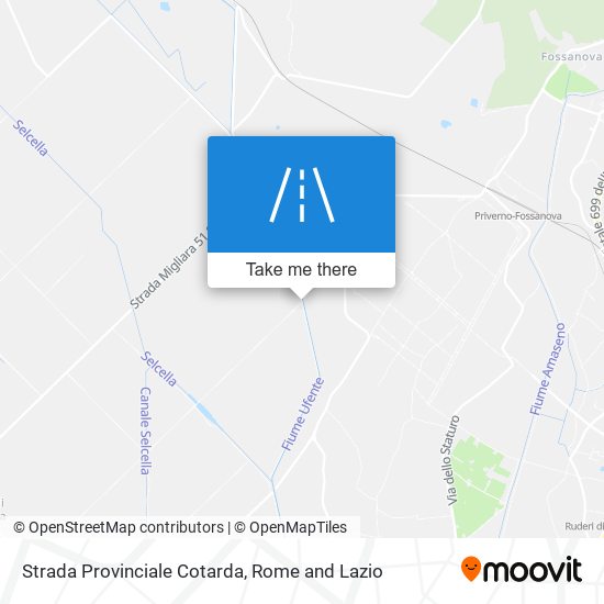 Strada Provinciale Cotarda map