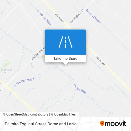 Palmiro Togliatti Street map