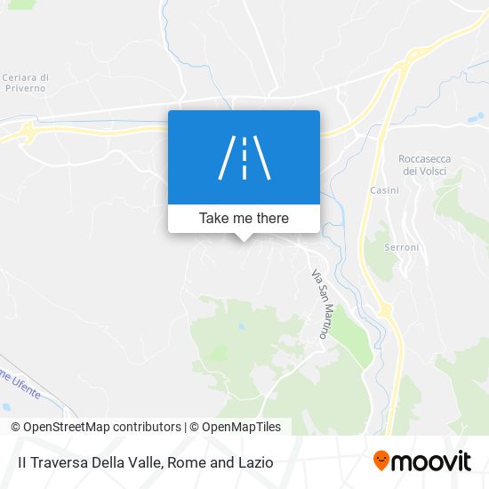 II Traversa Della Valle map