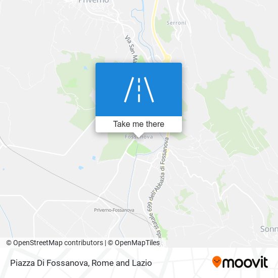 Piazza Di Fossanova map