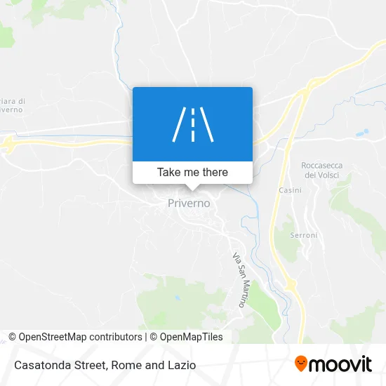 Casatonda Street map