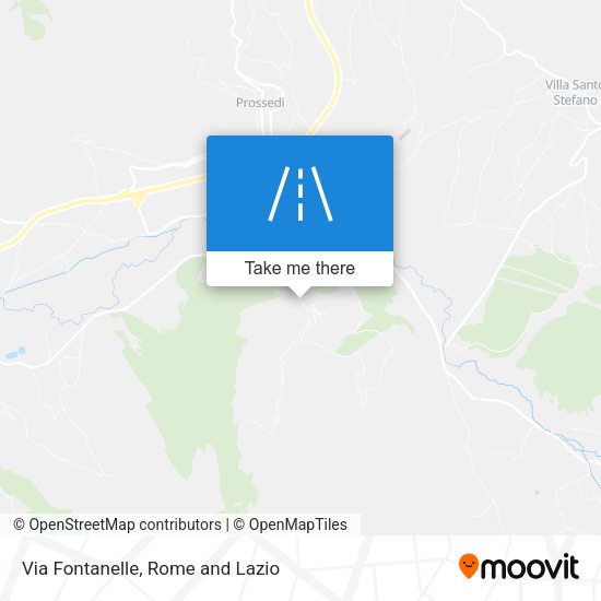 Via Fontanelle map