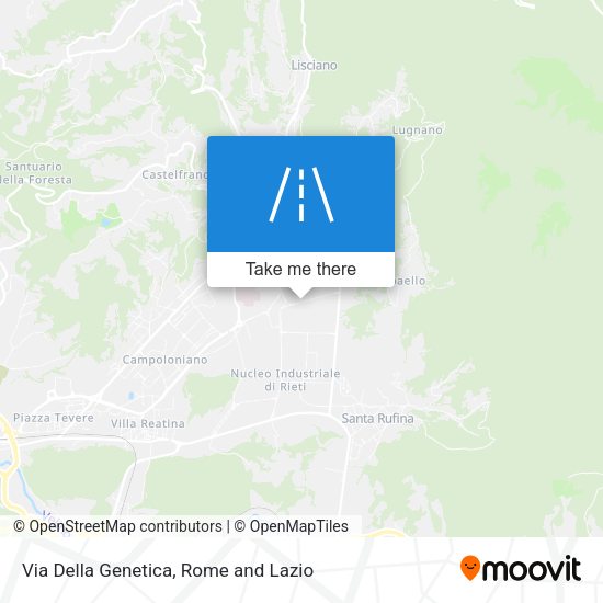 Via Della Genetica map