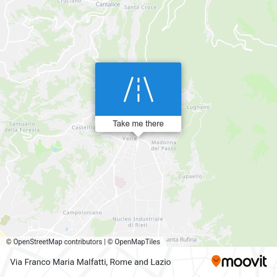 Via Franco Maria Malfatti map