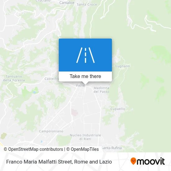 Franco Maria Malfatti Street map