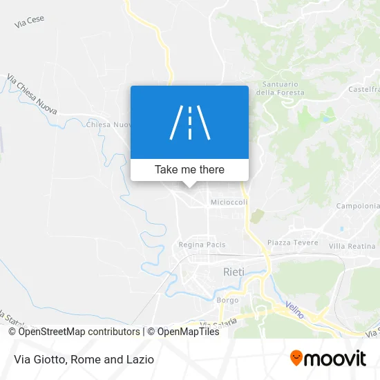 Giotto Street map