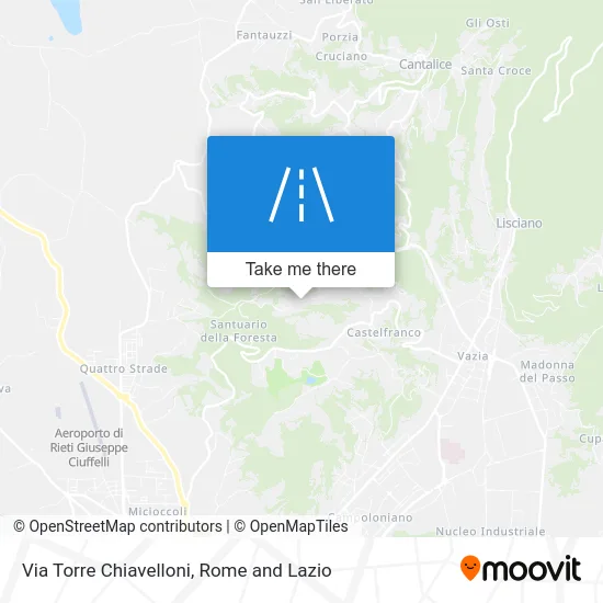 Torre Chiavelloni Street map