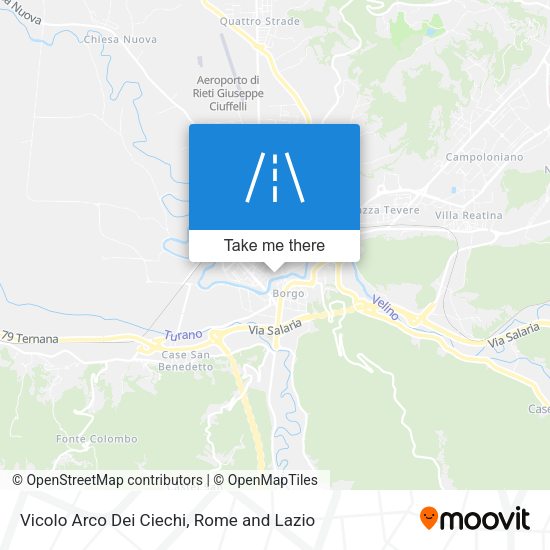 Vicolo Arco Dei Ciechi map