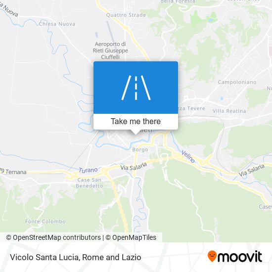 Vicolo Santa Lucia map