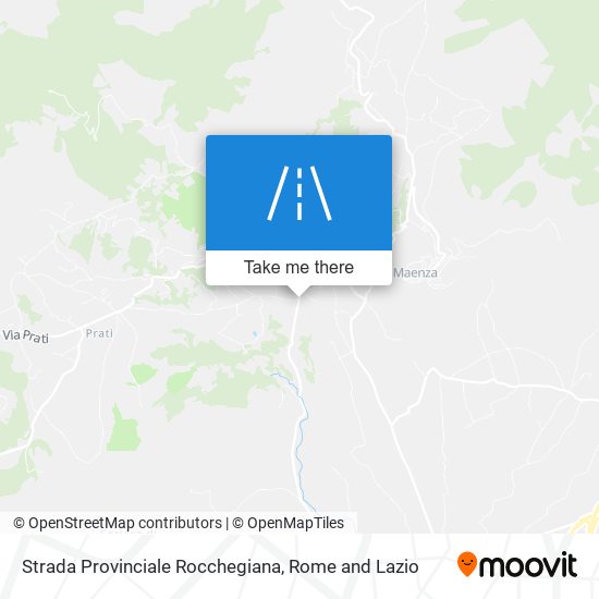 Strada Provinciale Rocchegiana map