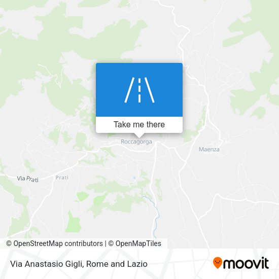 Via Anastasio Gigli map